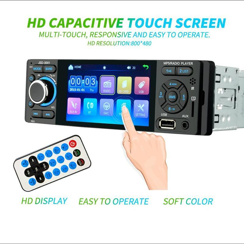 4.1 Inch Touch Screen MP5 Player Car Radio Autoradio Car Multimedia Bluetooth Fm Radio