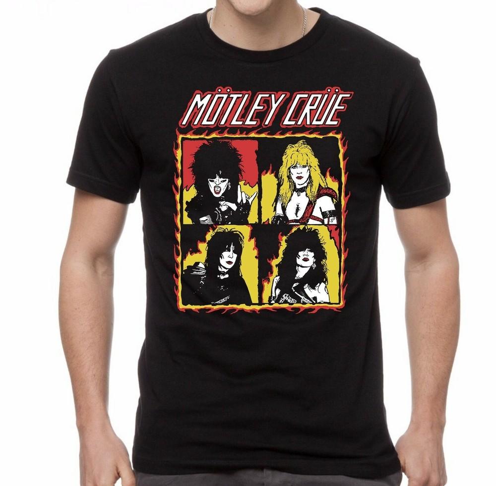 

MOTLEY CRUE cd cvr SHOUT AT THE DEVIL IN FLAMES Official SHIRT LRG new Unisex T-Shirt XXXXL