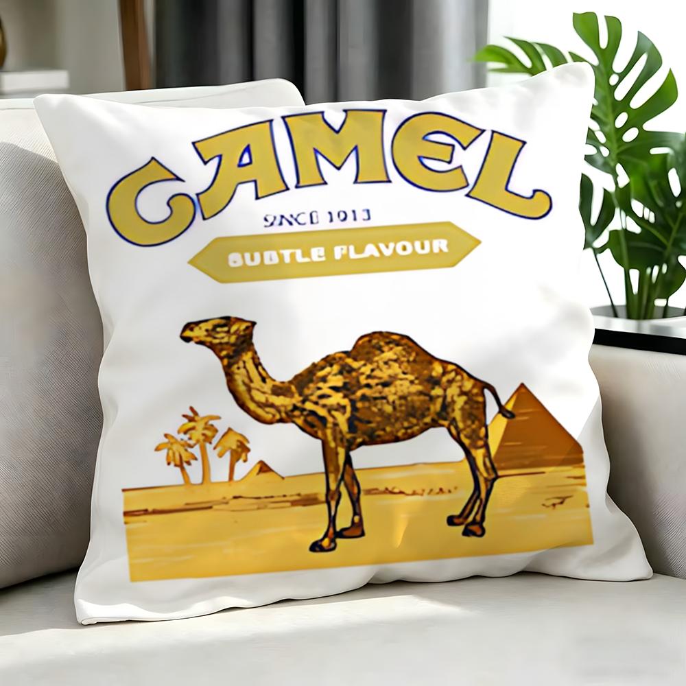 Cigarette Camel Cushion Cover Cushion Cover Set 4Pcs 50X50 45X45 40X40 Pillowcase Decorative Sofa Home Decor