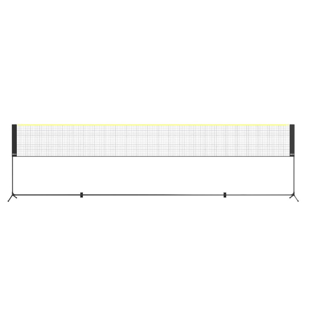 Badminton Net, Height Adjustable Volleyball Net, 20ft Wide Foldable Pickleball Net, Portable Tennis Net Set with Poles, Stand, Bag, Rackets, Nylon