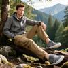 Anti-slip Hiking Shoes Men Women Wear Resistant Casual Sneakers Soft Sole Breathable Outdoor Sport Shoes for Camping Trekking