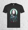 Cesta do fantazie Studio Ghibli Beztvářný Měsíc Umění Unisex Bavlněné Tričko