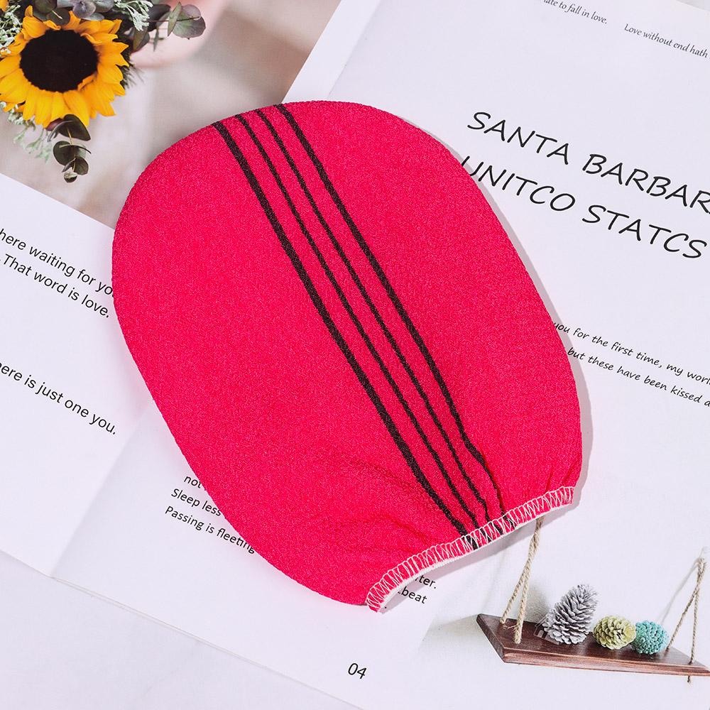 Smooth Skin Massage Viscose Fiber Exfoliating Towel Bath Glove Shower Scrubber Body Rub