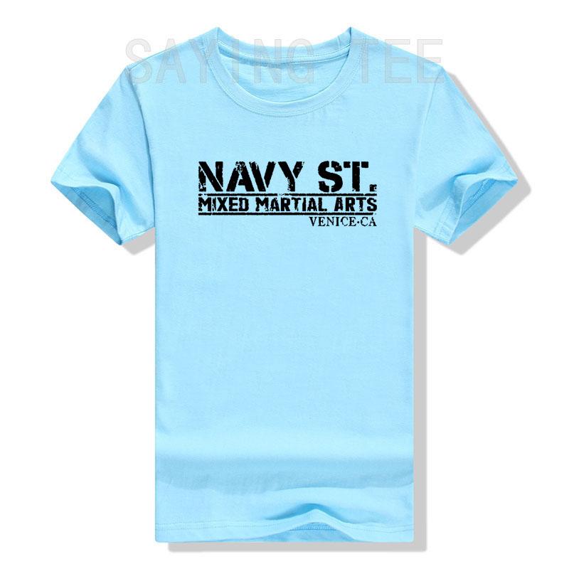 Navy Street Kingdom MMA Mixed Martial Arts Gift T-Shirt Letters Printed Saying Tee Tops Graphic Outfit Cool Short Sleeve Blouses