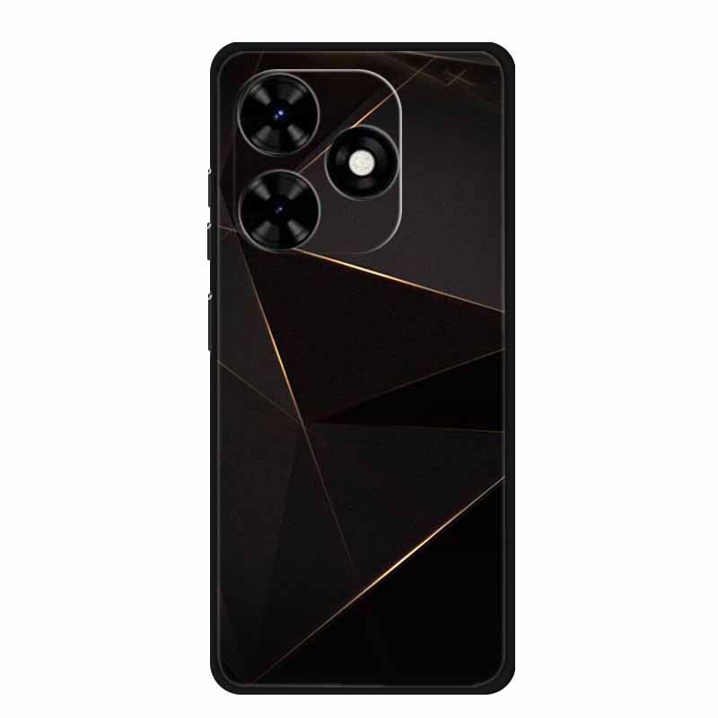 For Tecno Spark Go 2024 Case Luxury TPU Silicone Soft Back Cover Phone Cases for Tecno SparkGo 2024 BG6 Shockproof Flower Fundas