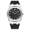 PINTIME Top Brand Sport Men's Watches Silicone Strap Waterproof 30m Calendar Check Face Dial Fashion Quartz Wristwatch Relogios