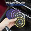 LHNJF1 2026 Car Sticker PVC Car Coaster Water Cup Anti-Slip Silicone Pads Interior Accessories For BMW Motorsport X1 X3 X5 E39 E46 E90