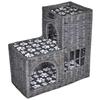 VidaXL Cat Tree Niche with Scratching Post and Cushion Willow Castle Cat Niche 170226