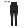 Ports Women's High-Waisted Elastic Ankle Pants