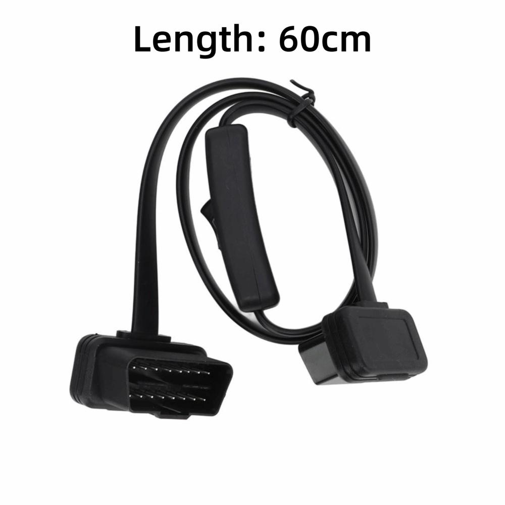 16 Pin Diagnostic Adapter Connector OBD2 Splitter Cable Vehicle Modification Debugging