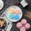 New 4 Cavity Air Fryer Egg Mold DIY Non-Stick Round Shape Eggs Mold Baking Silicone Mold Egg Pan