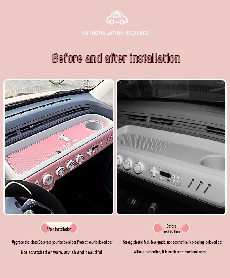 Bestune Xiaoma Console Dashboard Anti-Slip Mat & Door Slot Interior Decoration