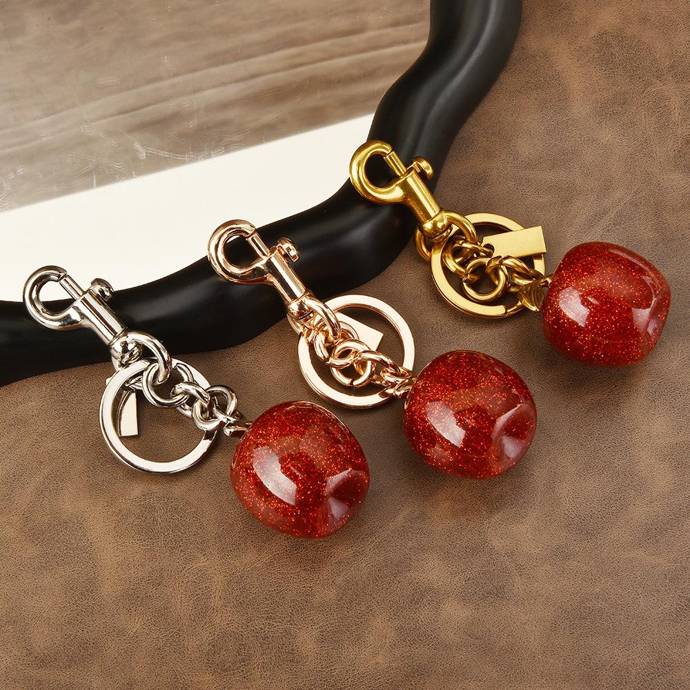 Apple Keychain, Bag Pendant, Women'S Bag Jewelry, Exquisite Car Keychain.