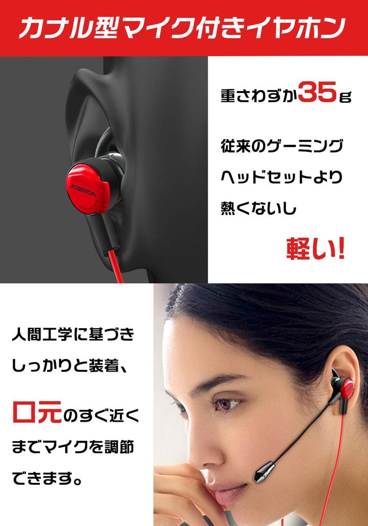 WINTORY Gaming Earphones with Deep PlayStation Wilderness Action MG-1 Earphones, Microphone, Headset, Earphones, Headphones, PS4, PS5, PC, In-Ear