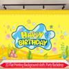 1pc Underwater Birthday Backdrop Banner Suitable for Birthday Celebrations Holiday Celebrations Photography Backdrops