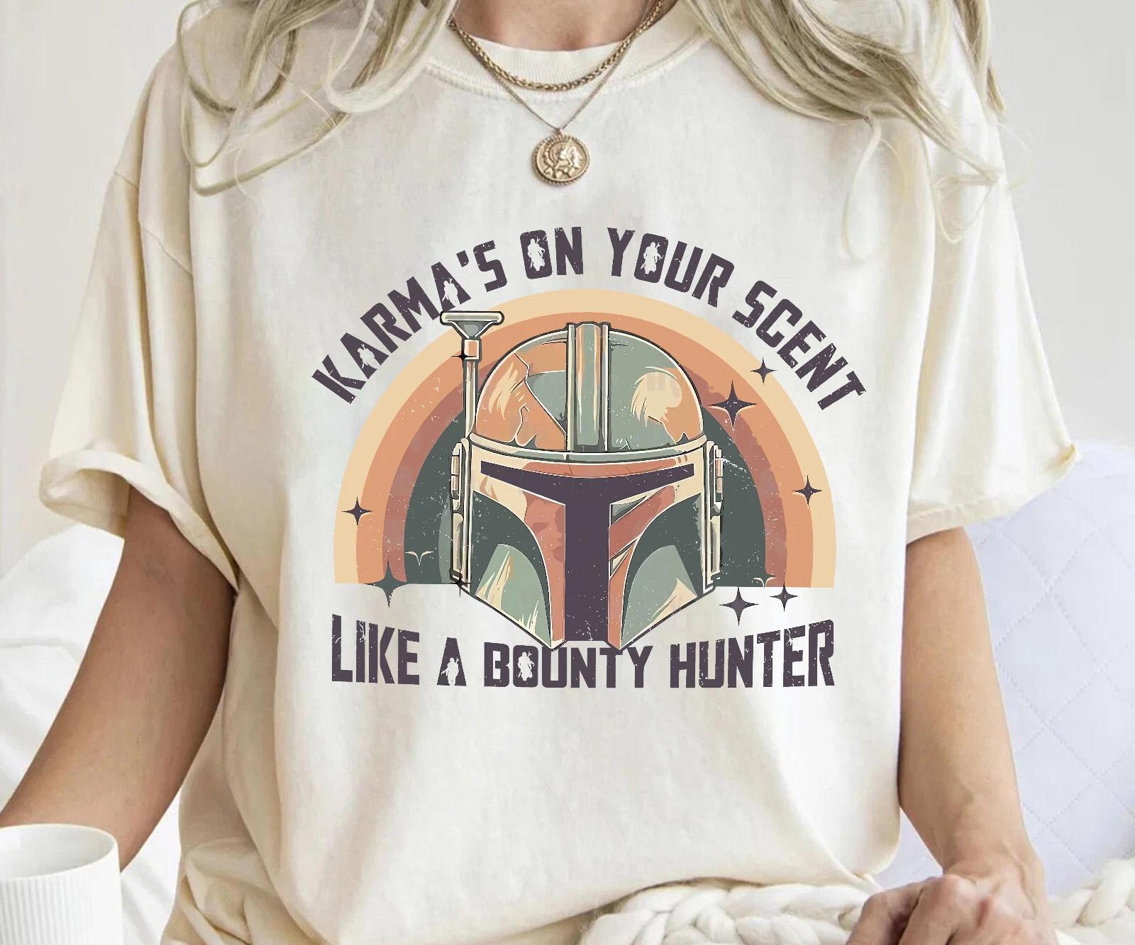 Vintage Karma Is On Your Scent Bounty Hunter Unisex Adult Kid Shirt 660009 3XL