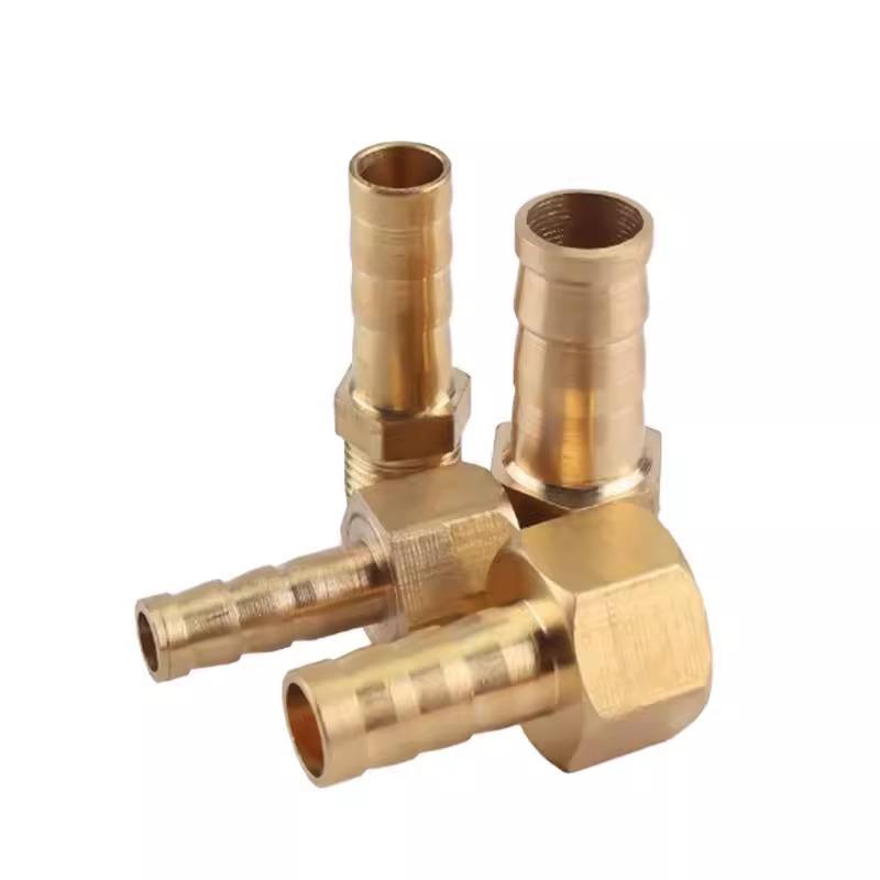 Copper Pagoda Connector Gas Hose PCF Internal Thread - Green Head Pagoda Nipple (PCF6/8/10/12)