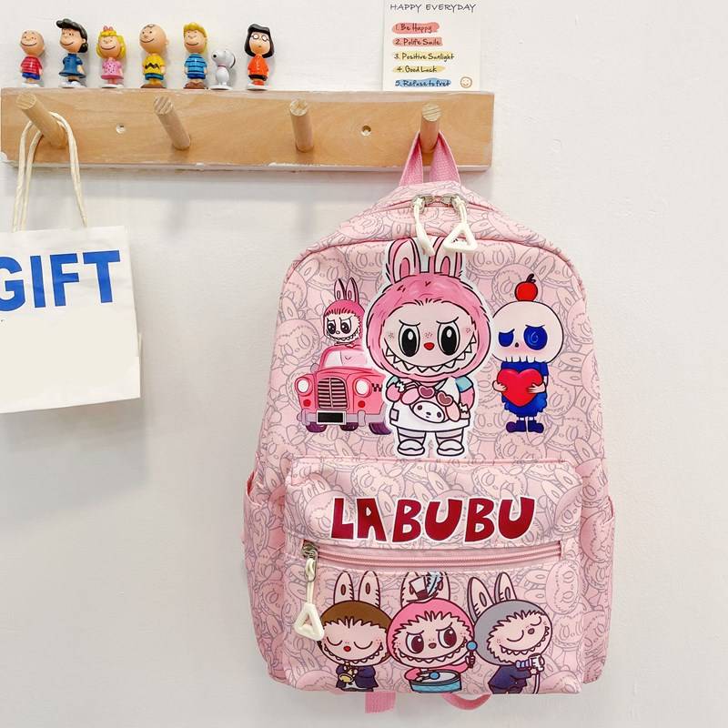 Backpack Cartoon Pattern Large Capacity Shoulders Bag Children Gifts
