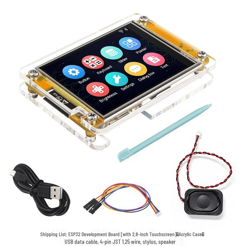 ESP32 Dev Board with 2.8-inch 240x320 TFT LCD Touchscreen and WiFi/Bluetooth Connectivity
