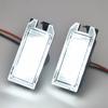 2PCS Canbus LED License Number Plate Light Lamp For Jeep Grand Cherokee Compass Patriot Dodge Viper Maserati Levante Fiat 500