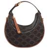 Logo Print Leather Tote Bag Women Handbags Brown 120722FQM-04LU