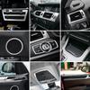 BBJS7 Accessories for X3 X4 F25 F26 Car Inner Gearshift Air Conditioning CD Panel Door Armrest Cover Trim Decorative Car Stickers