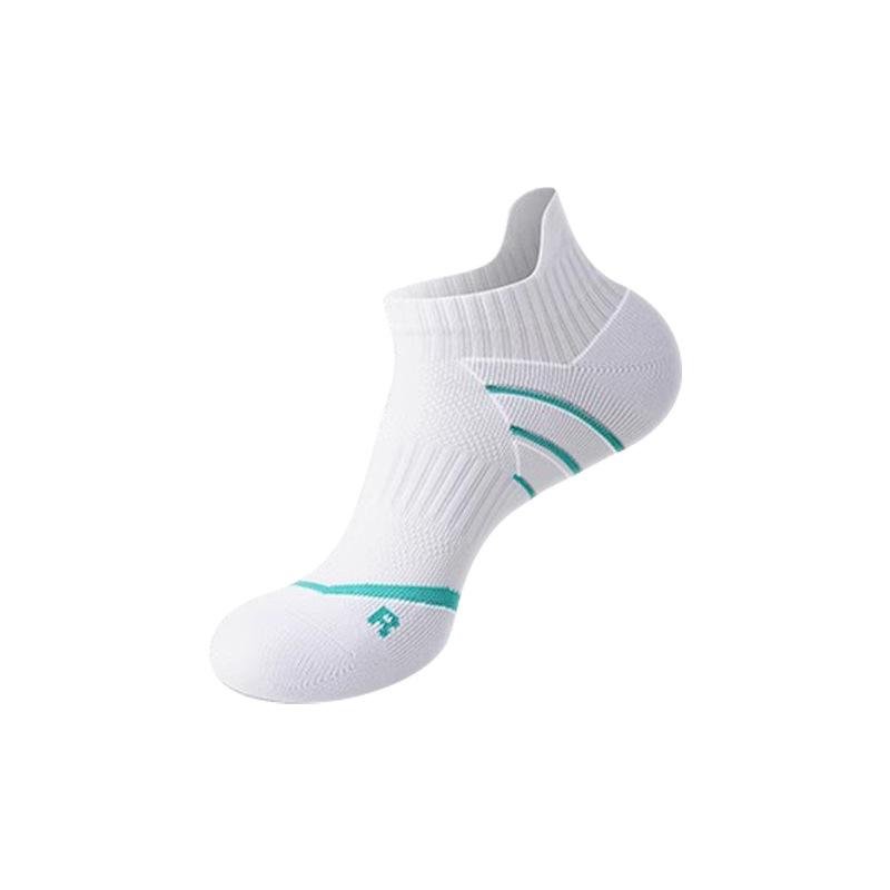 Sports Socks, Ladies, Short Socks, Sweat Absorbing and Breathable, Marathon Running, Badminton Socks, Towel Bottom, Short Tube