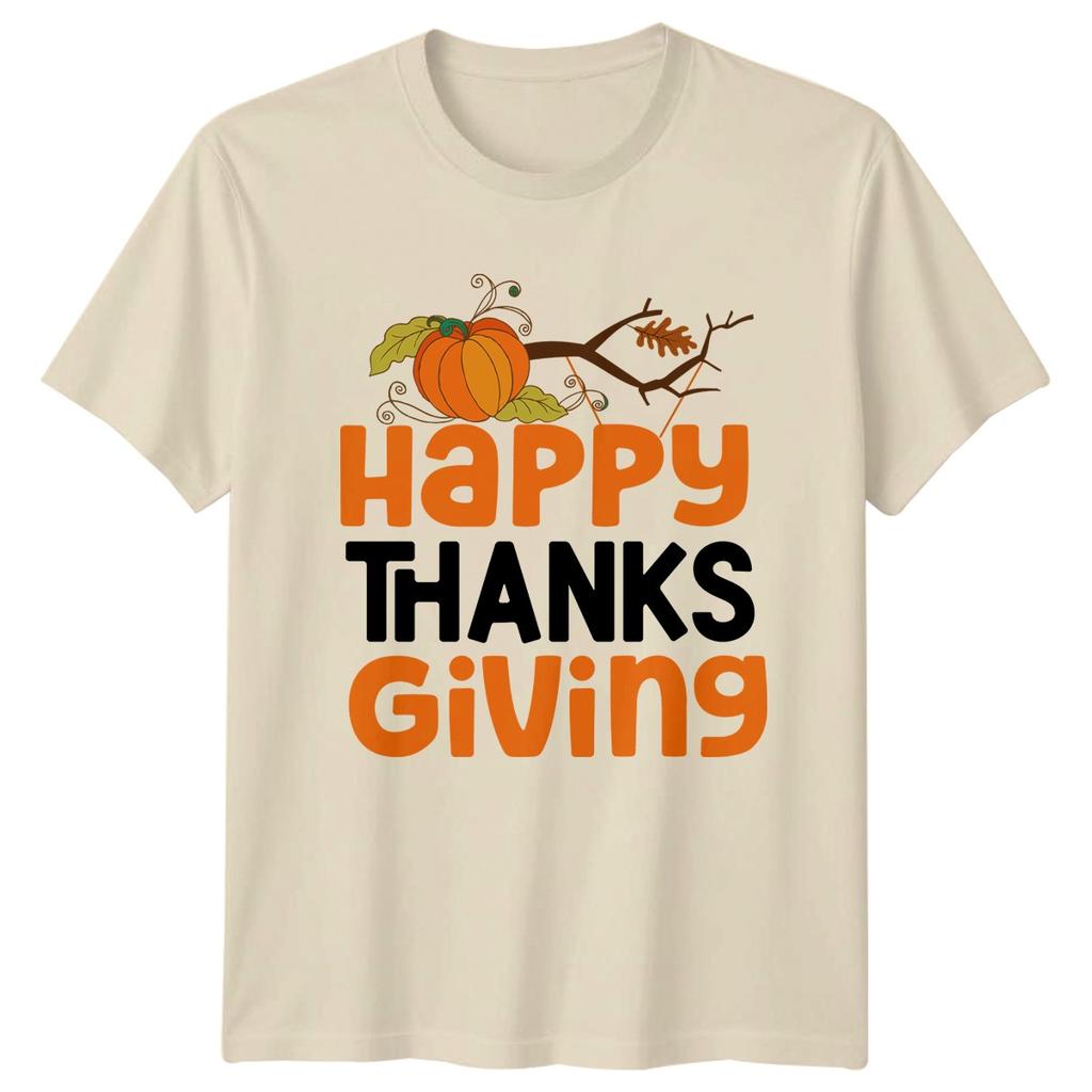 Happy Thanks Giving TShirt Fall Harvest Thanksgiving Gift For Him And Her