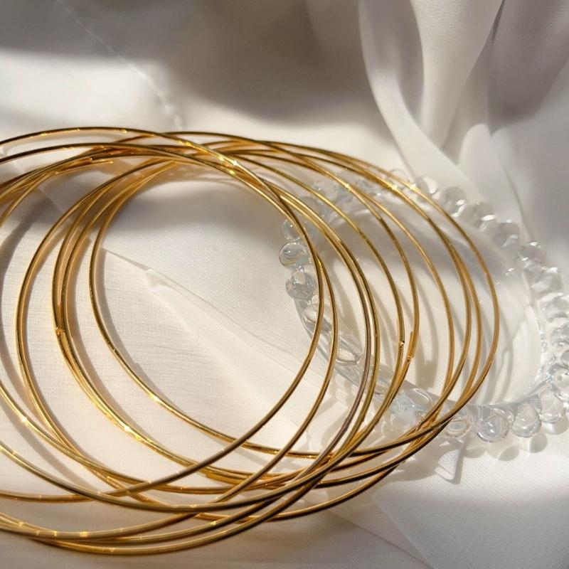 5Pcs Dream Catcher Open Circle Ring Wreath Macrame Hoop Ring for Making Wedding Decors, Wall Hanging Crafts Easy to Use