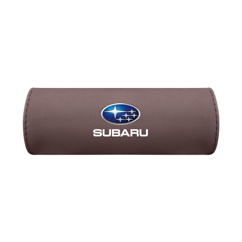 Car Logo Interior Roof Gloves Leather Handle Protector For Subaru XV Forester BRZ WRX Legacy STI Tribeca Crosstrek Mpreza Levorg mbi0