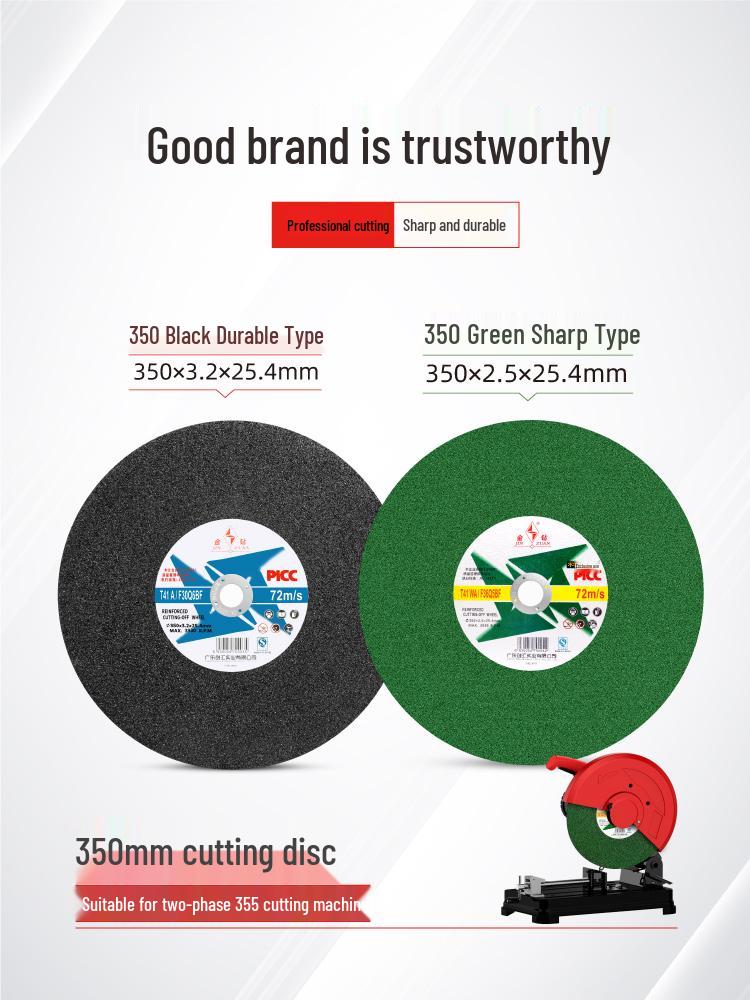 Gold Diamond 14"-16" Cutting Disc, 350mm Metal & Stainless Steel Grinding Wheel for Cutting Iron & Steel, 400mm Sanding Saw Blade