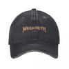 Megadeths Metal Baseball Caps Retro Distressed Denim Washed Rock Music Headwear for Men Women Outdoor Summer Hats Cap