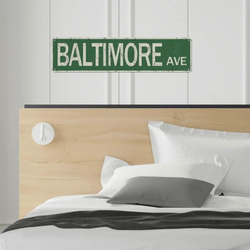 1pc Vintage Brass Plate - 40, 162.56X25.81 Cm, Waterproof And Dustproof, Wall Art Decor for Kitchen, Garden, Home, Bar, Cafe, Garage - Classic Style w