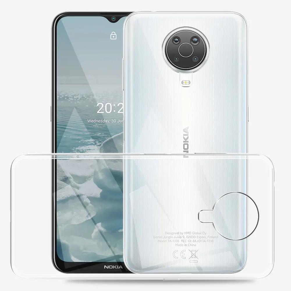 For Nokia G20 Case 6.52 Inches Clear Silicone Soft TPU Phone Case Cover For Nokia G20 Funda For Nokia G20 Transparent Coque