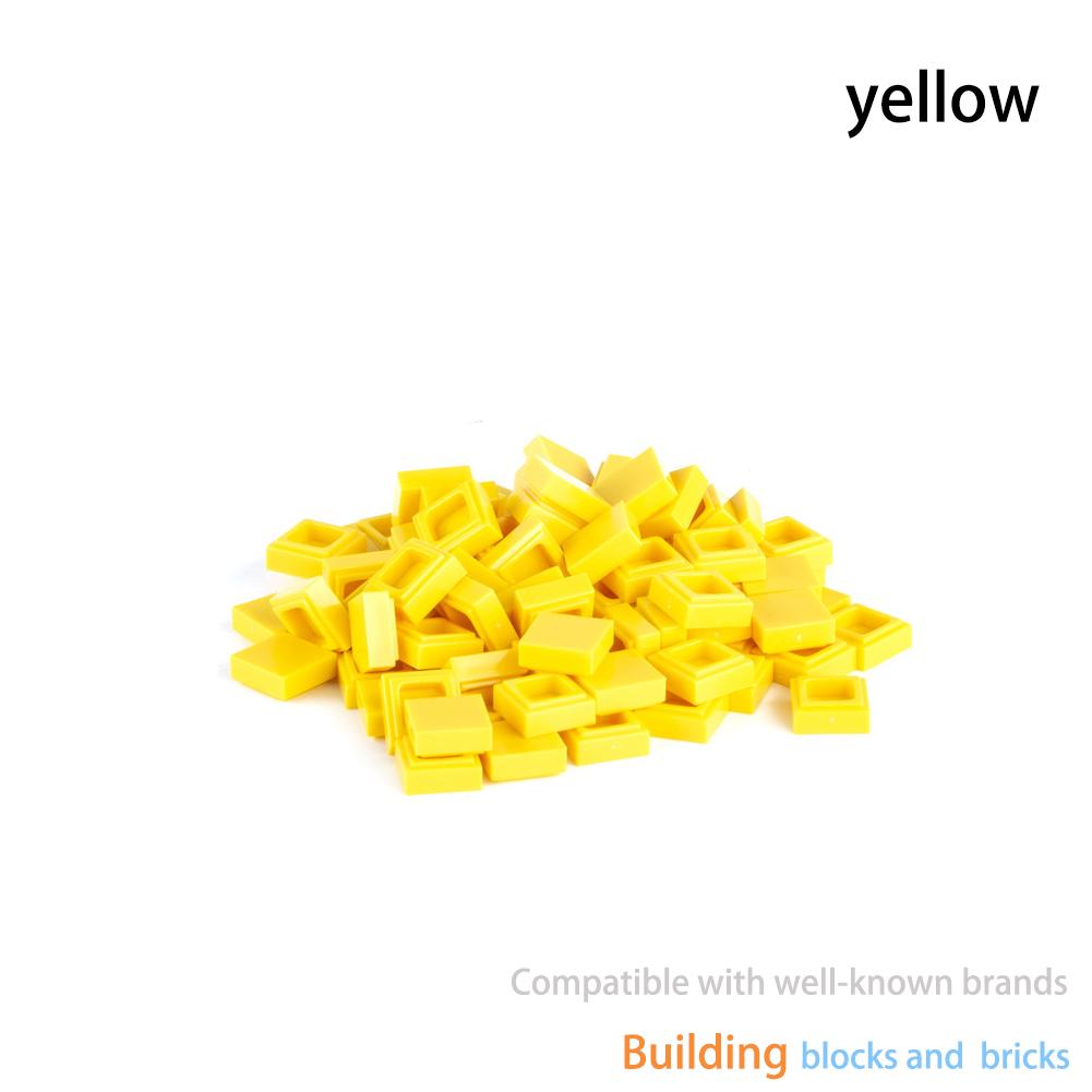 210pcs 1x1 Flat Ceramic Tile Building Blocks Bulk Accessories MOC Bricks Compatible with Brand 3070 Particle Children's Toys