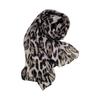 Retro Leopard Print Silk Scarf Stylish, Thin, Long Scarf for Autumn/Winter