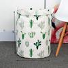 Extra Large Cotton Linen Folding Laundry Basket and Toy Hamper