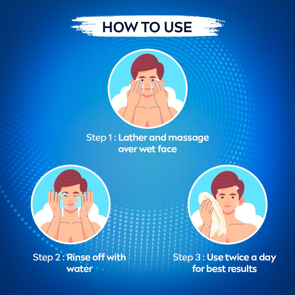 Nivea Men Oil Control Face Wash 100g For Oily Skin With Vitamin C For 12h Shine-Free Clean Radiant Look Summer Skincare Solution