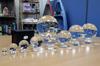 Optical Glass Crystal Ball with Stand, 130mm