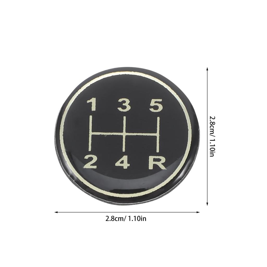 MAGICLULU Sticker Car Speed Knob Sticker Gear Shift Sticker