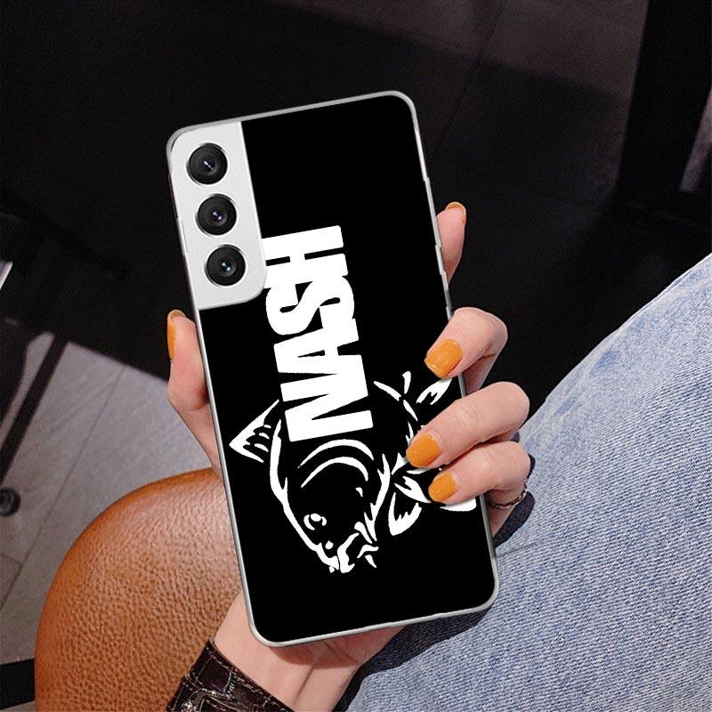 Nash Fishing Art Phone Case For Samsung Galaxy S24 S25 Edge S26 Ultra S23 S22 S21 Plus S20 FE + Personalized Print Cover Galaxy