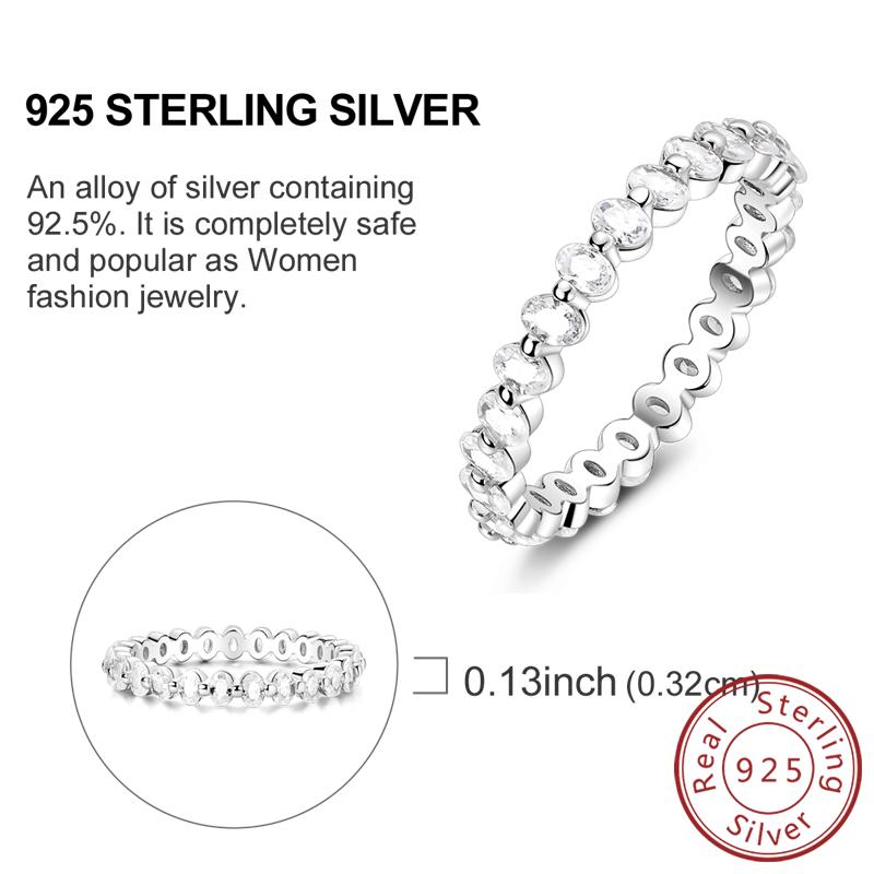 New 925 Silver Rings Firefly Hollow Rose Infinite Love Simple Ring for Women Wedding Engagement Party Jewelry Gift