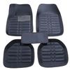 5-Piece Full Set Anti PU Leather Car Floor Mats Slip Vehicle Foot Rugs All-Weather Protection Fits Duster Tool Universal