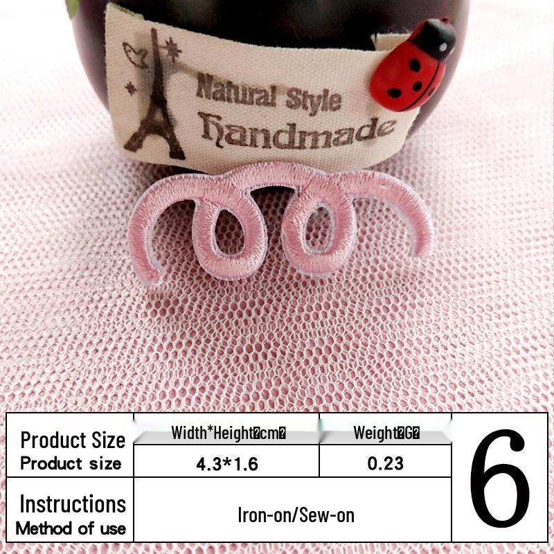 In Stock: Cute Mini Star Embroidery Patch for Clothing Decoration