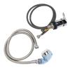 Salon Shampoo Bowl 70cm Faucet Sprayer Kit with 120cm Hose Mixing Valve Salon Basin Sprayer Set