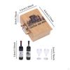Bottles And Goblets for Dollhouse Decoration with Case