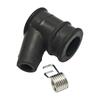 2pcs/lot Spark plug ignition cap + ignition spring For chainsaw Petrol Spare Replacement Tool Rubber Cap Garden Tool Parts