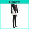 Hazbin Hotel Angel Dust Cosplay Costume With Leather Jacket For Game Anime Role Play