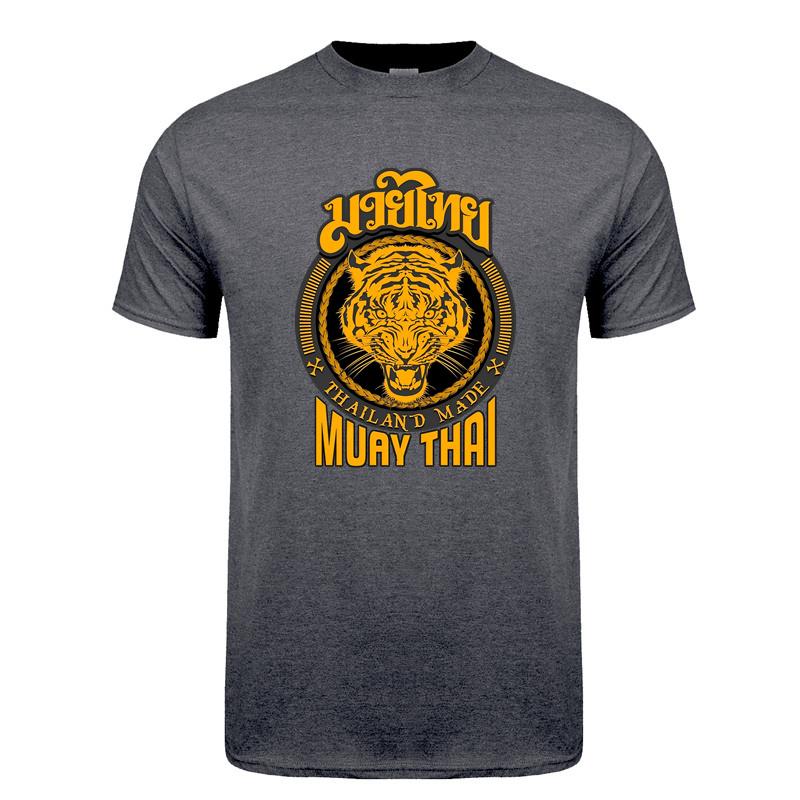 Tiger Sagat Muay Thai Thailand T Shirt Summer Cool Unisex Cotton Short Sleeve Tshirts Gift Unisex Tee Tops DY020
