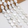 1String, 16×17mm White Natural Freshwater Pearls, Handmade Irregular Round Pearl Beads for Jewelry Making DIY Necklace Bracelet Accessories 36cm